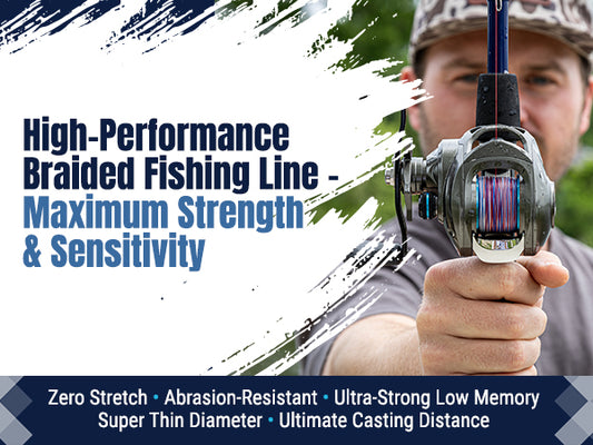 4 STRAND BRAIDED FISHING LINE: 150 - 3,000 YARDS, DURABLE PRO GRADE PERFORMANCE FOR SALTWATER & FRESHWATER - REACTION TACKLE