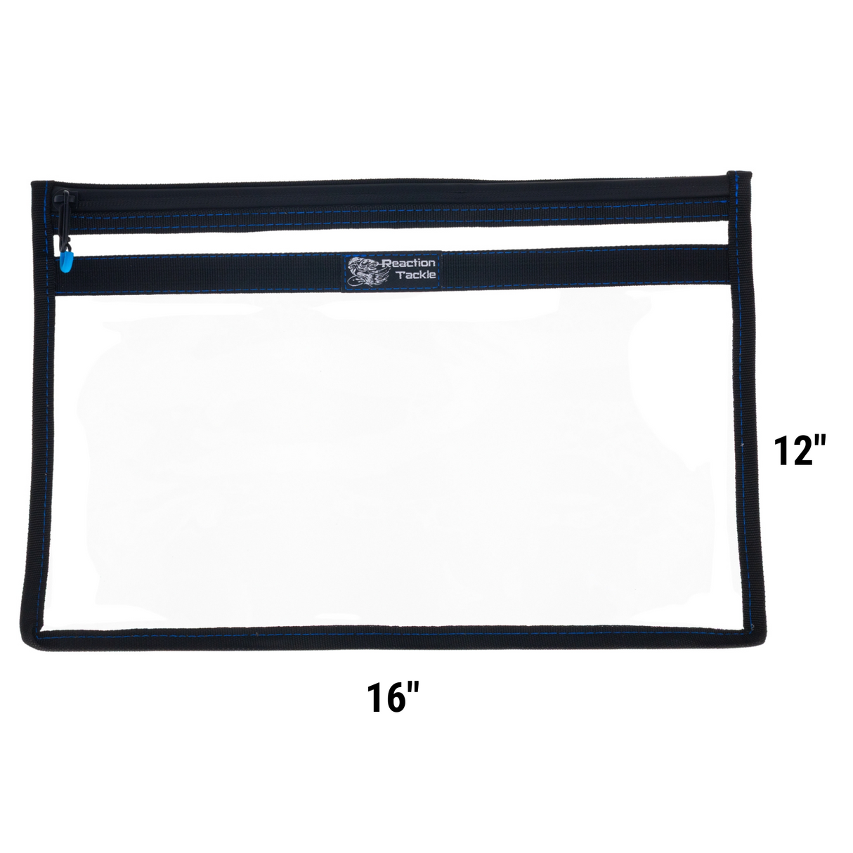 Reaction Tackle Clear Storage Bag Tackle Pak – Water-Resistant Plastic Storage - New - Reaction Tackle