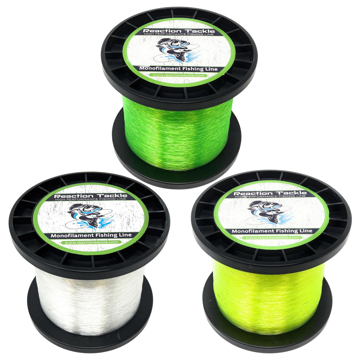 Reaction Tackle Nylon Monofilament Fishing Line - 1 Pound Ju - image 1