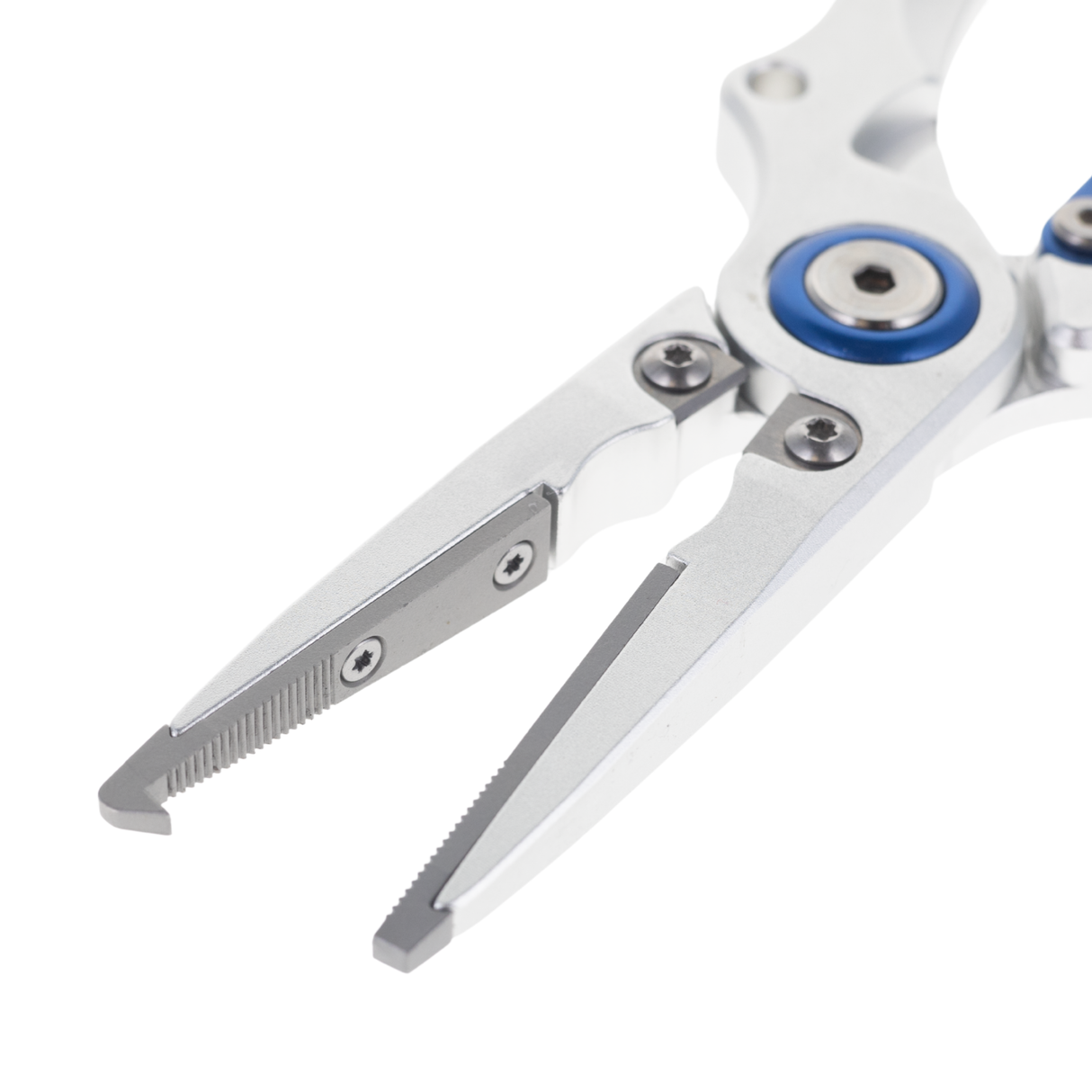 Reaction Tackle Aluminum Fishing Pliers – Split Ring or Straight Nose, Braid Cutter & Hook Remover
