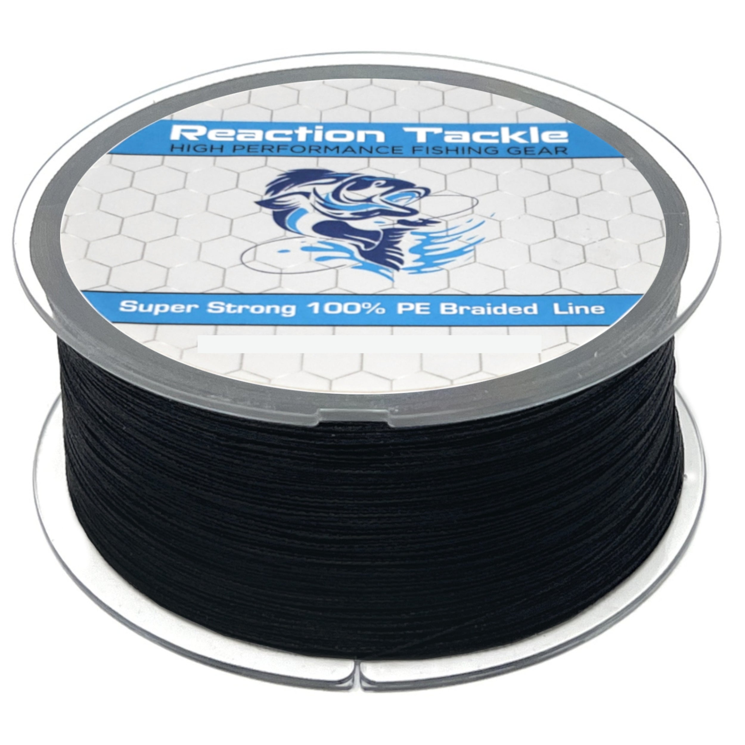 Reaction Tackle Braided Fishing Line Gray 10lb 300yd