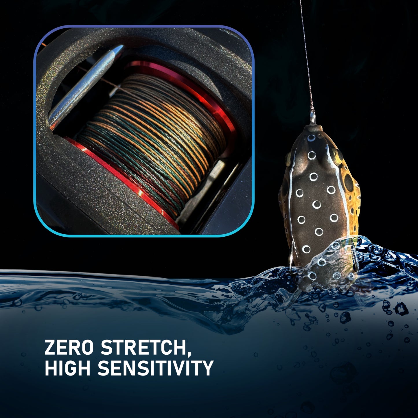 Reaction Tackle Braided Fishing Line - Aqua Camo - Reaction Tackle