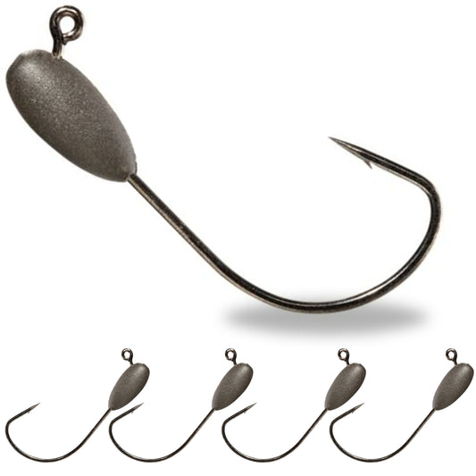 Reaction Tackle Tungsten Tube Jig Heads- 5-Pack - Reaction Tackle