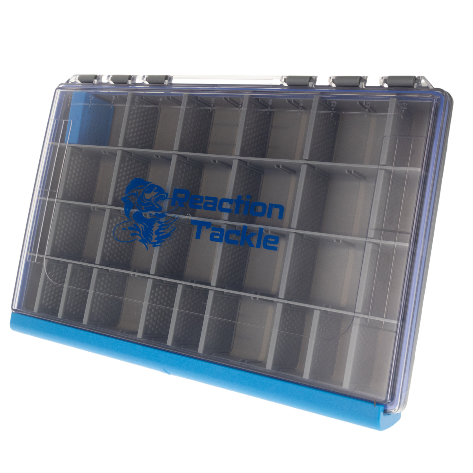 Reaction Tackle Ultra Elite Tackle Tray- 100% Waterproof with Single Clip Design - New - Reaction Tackle
