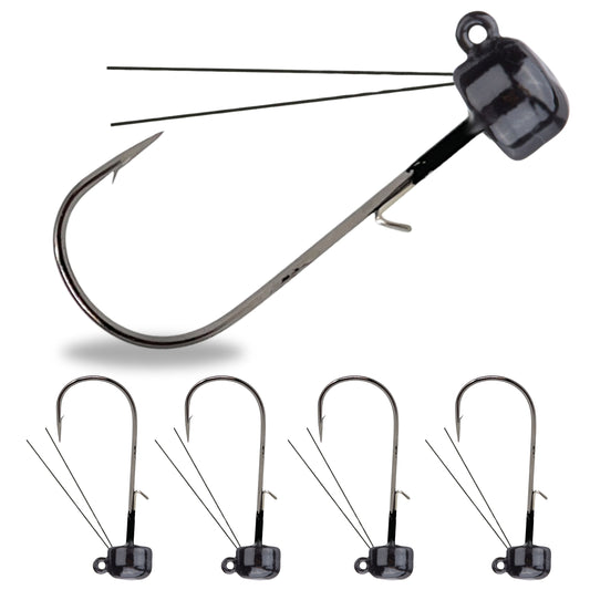 Reaction Tackle Tungsten Ned Rig-Shroom Jigs (5-Pack) - Reaction Tackle
