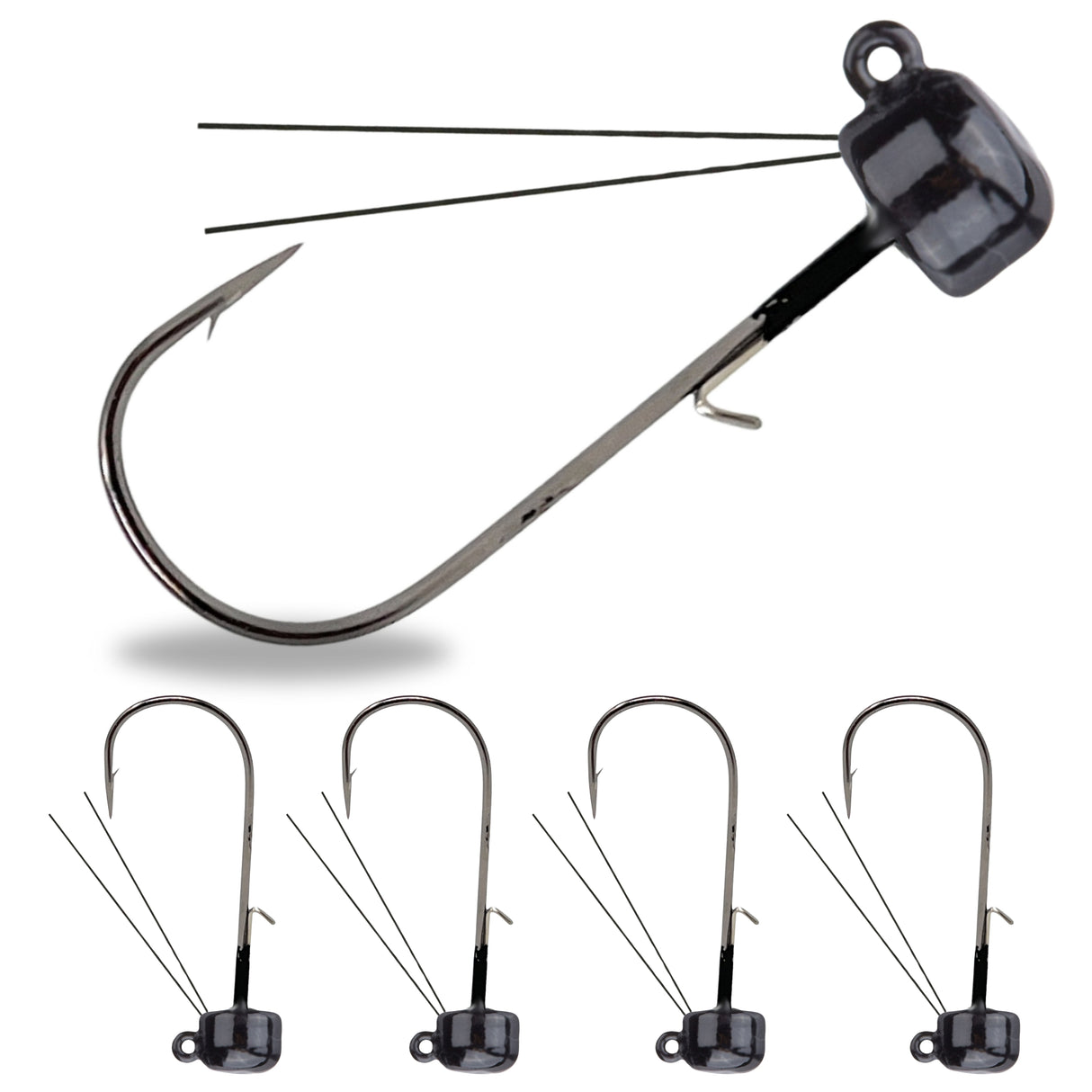 Reaction Tackle Tungsten Ned Rig-Shroom Jigs (5-Pack) - Reaction Tackle