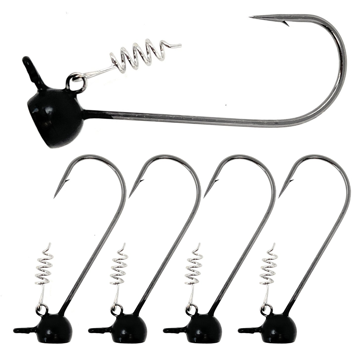 Reaction Tackle Tungsten Stand-Up Shaky Head Jigs (5 pack) - Reaction Tackle