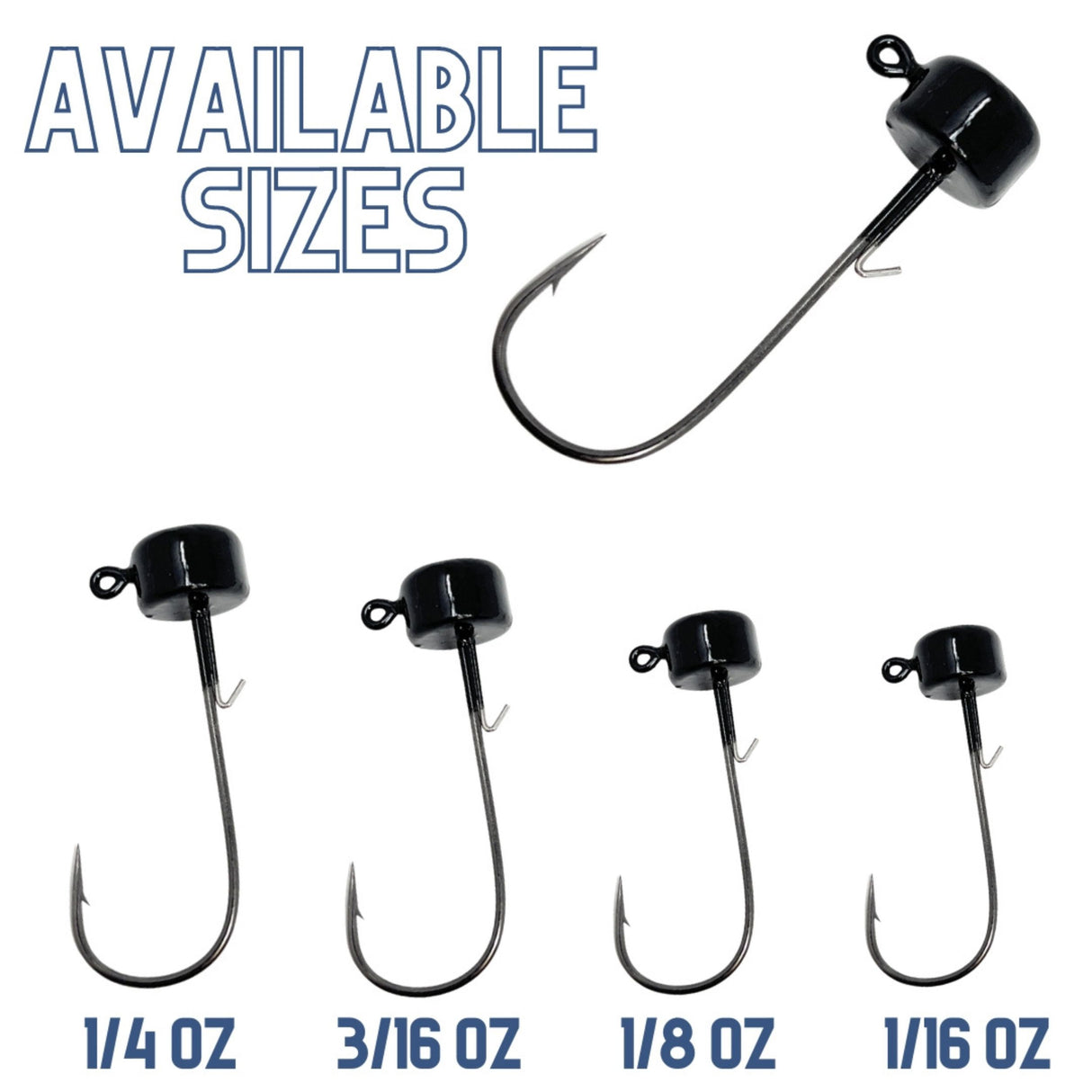 Reaction Tackle Lead Ned Rig - Shroom Jigs (25-Pack) - Reaction Tackle