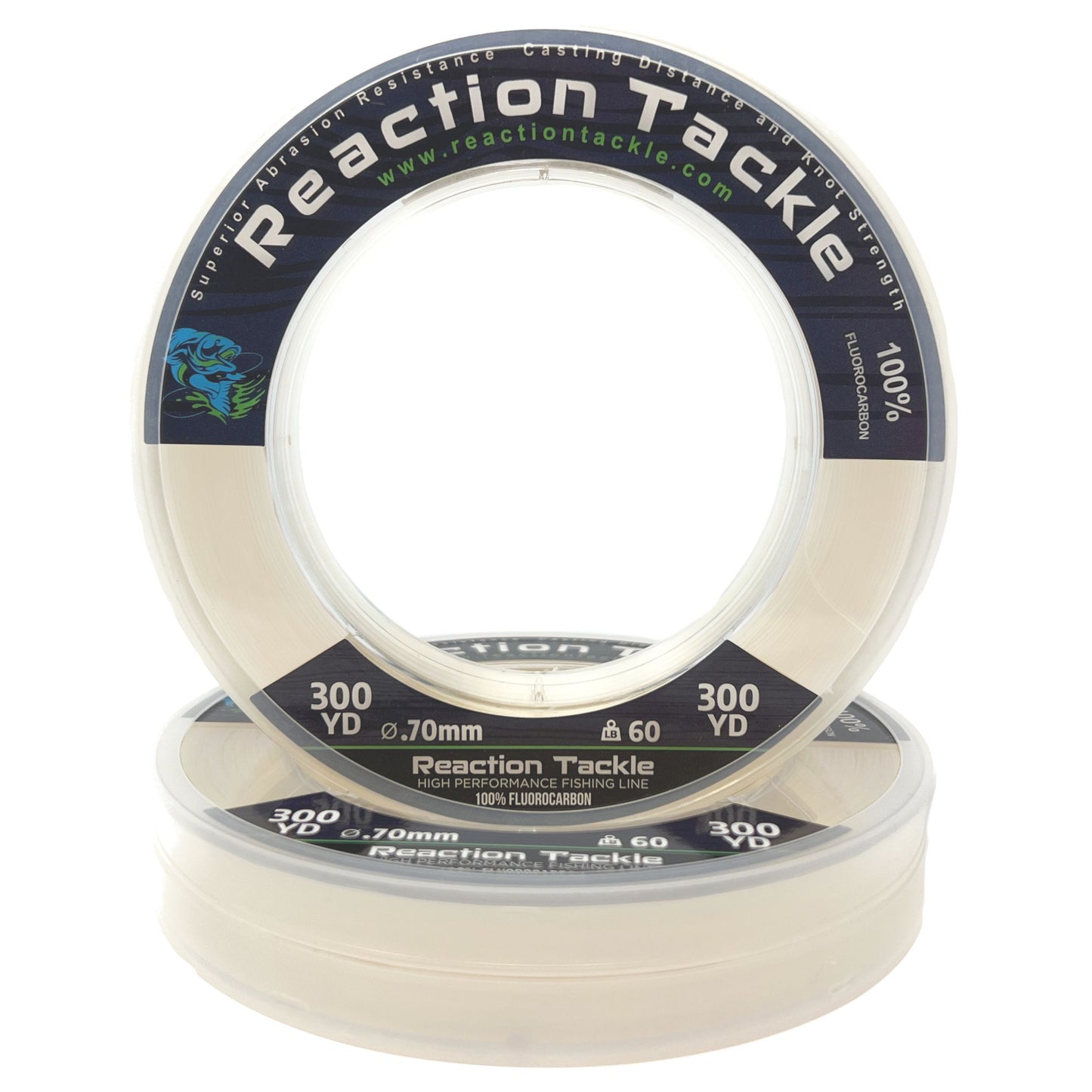 Reaction Tackle 100% Pure Fluorocarbon Fishing Line - Reaction Tackle