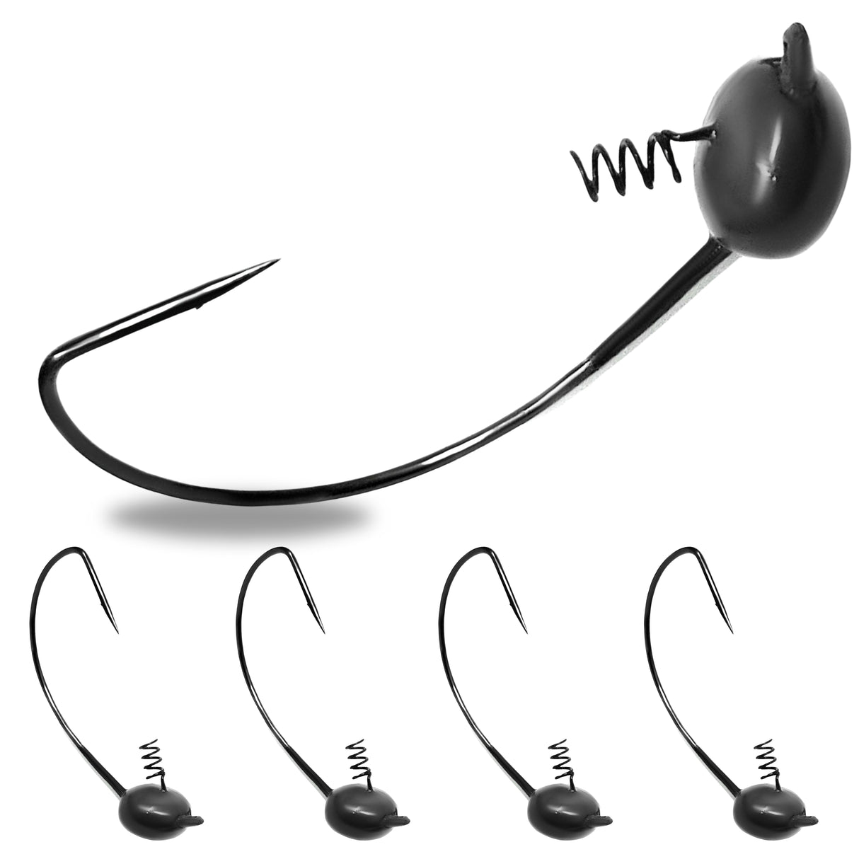 Reaction Tackle Tungsten Shaky Head Jigs 5-Pack - Reaction Tackle