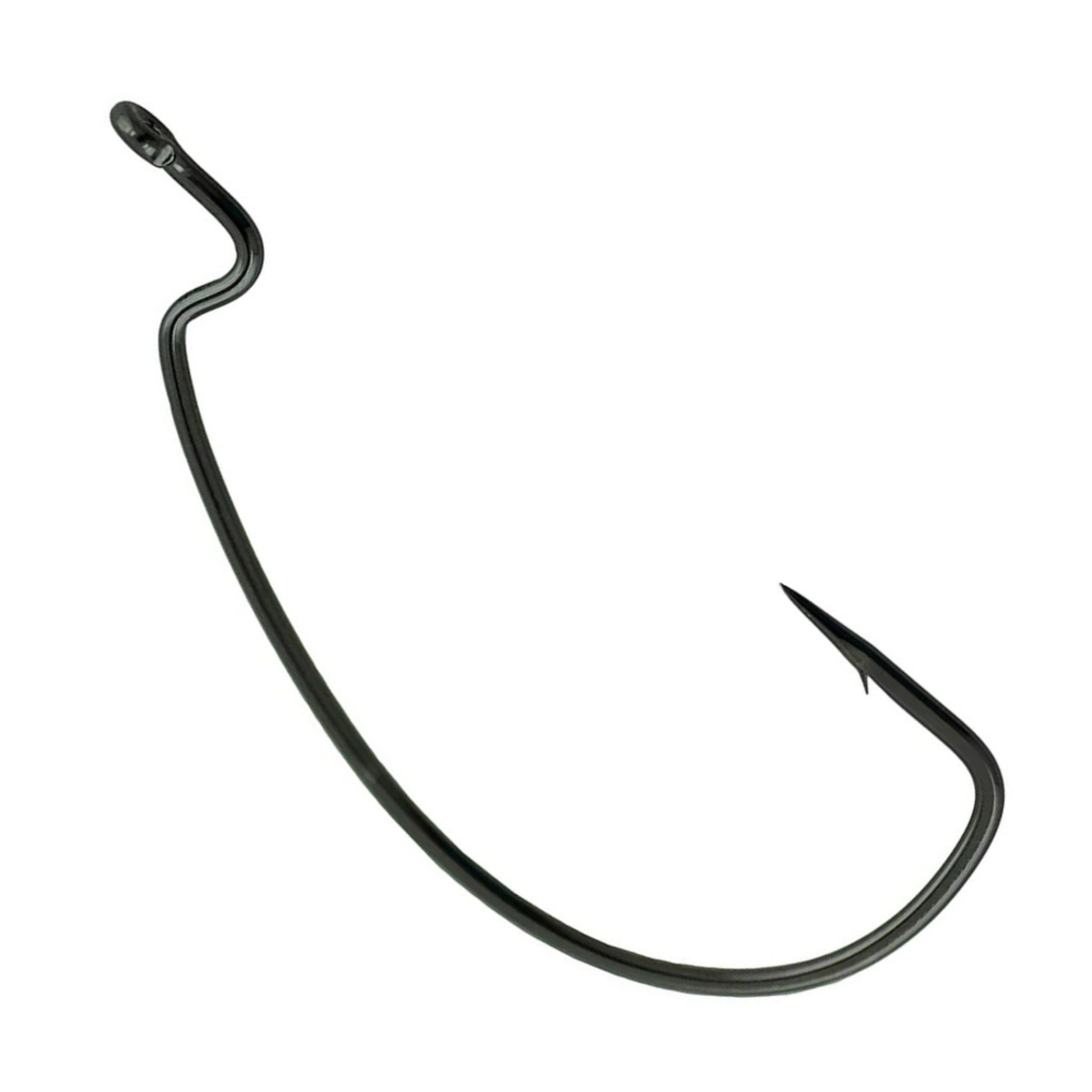 Reaction Tackle Offset EWG Worm Hooks (25-Pack) - Reaction Tackle