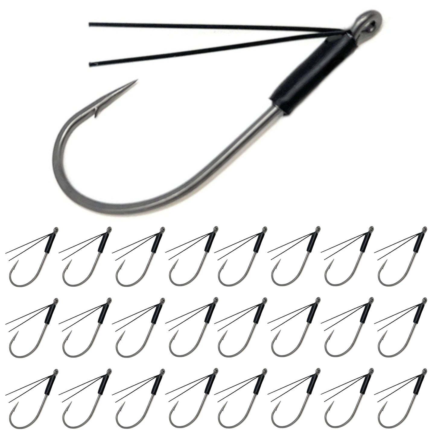 Reaction Tackle Wacky Neko Hooks- 25 Pack - Reaction Tackle