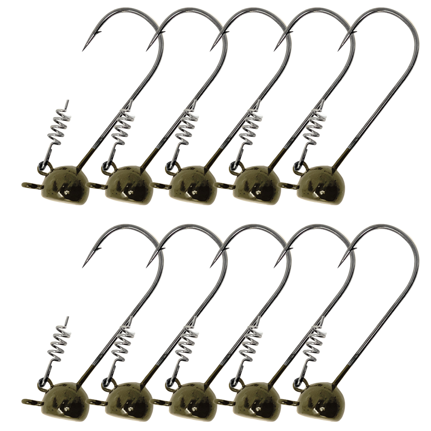 Reaction Tackle Stand-Up Shaky Head Jigs (10 pack) - Reaction Tackle