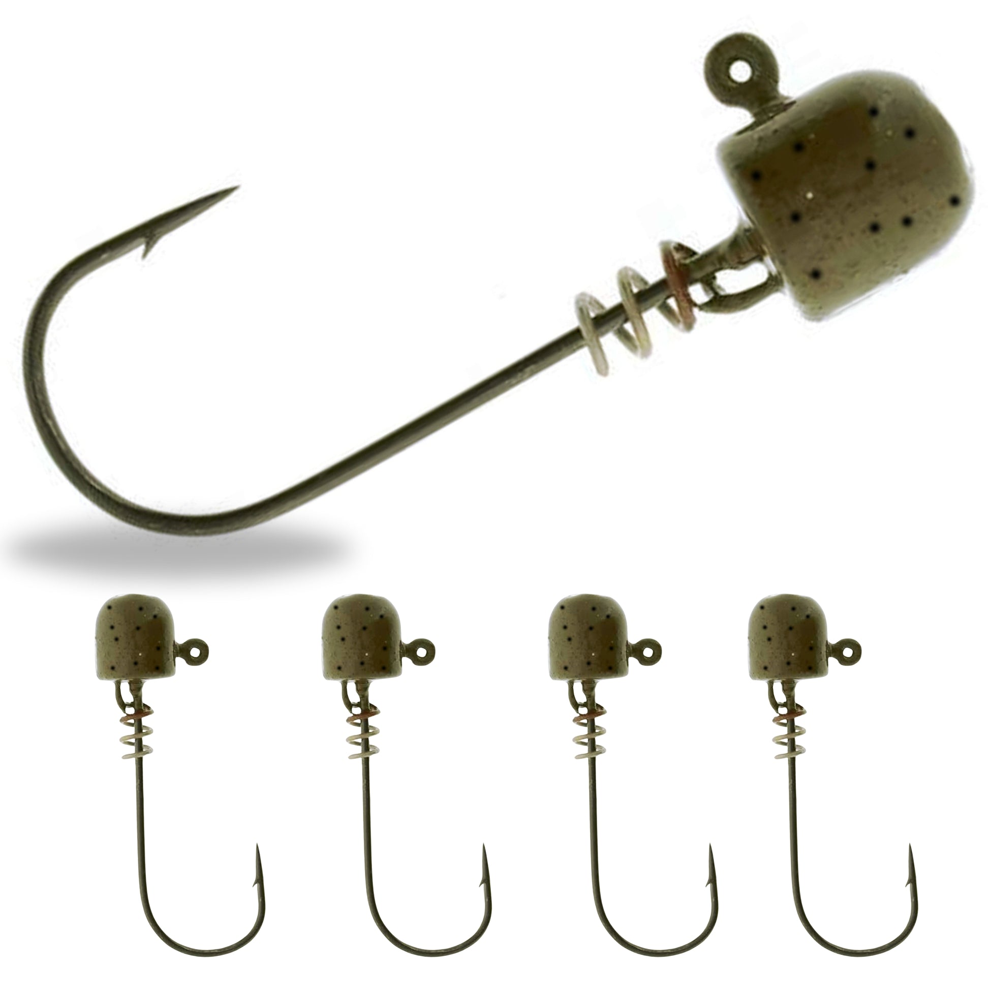 Reaction Tackle Tungsten Screw Lock Jig Heads (5-Pack) - Reaction Tackle