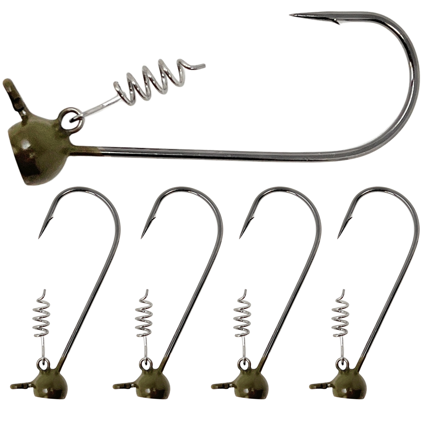 Reaction Tackle Tungsten Stand-Up Shaky Head Jigs (5 pack) - Reaction Tackle