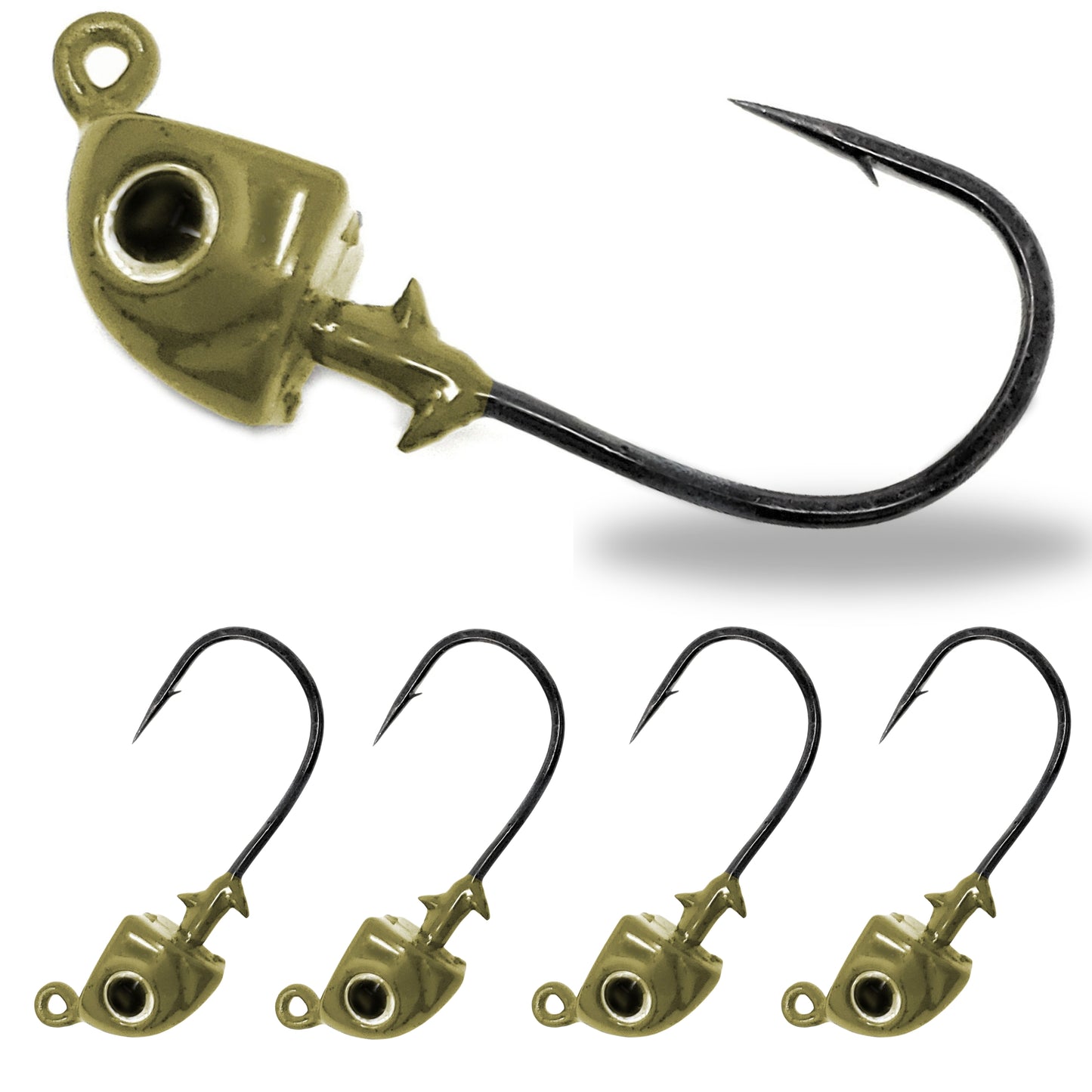 Reaction Tackle Tungsten Swimbait Jig Heads (5-Pack) - Reaction Tackle