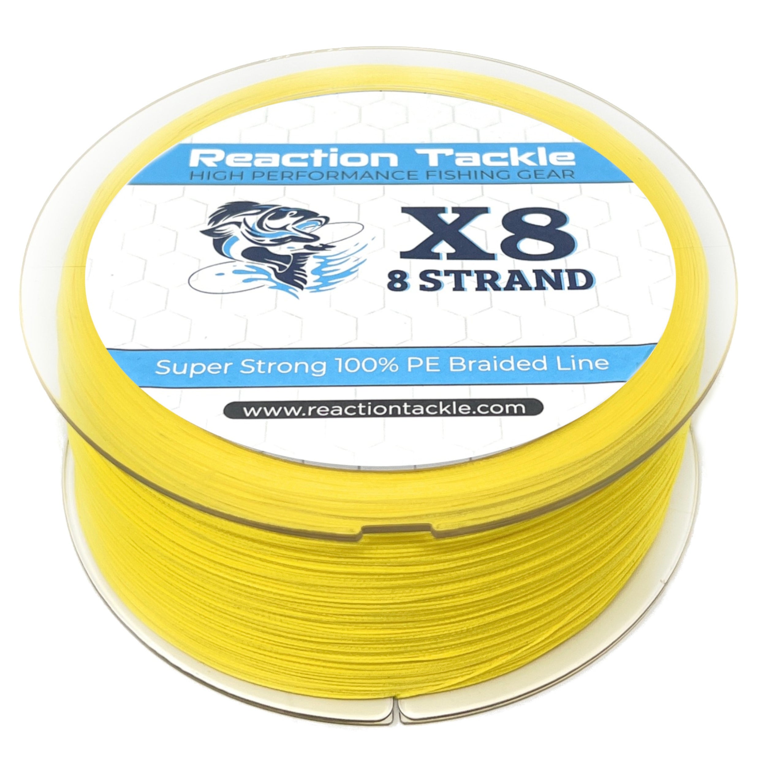 X8 Reaction Tackle Braided Fishing Line- Blue Camo 8 Strand
