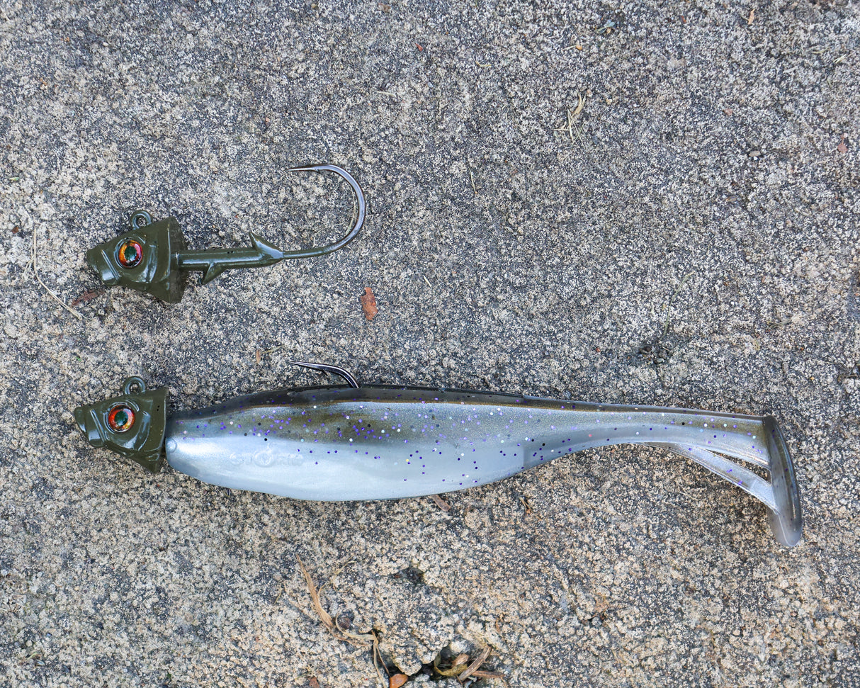 Reaction Tackle Lead Fish Head Jigs - 5-PACK - Reaction Tackle