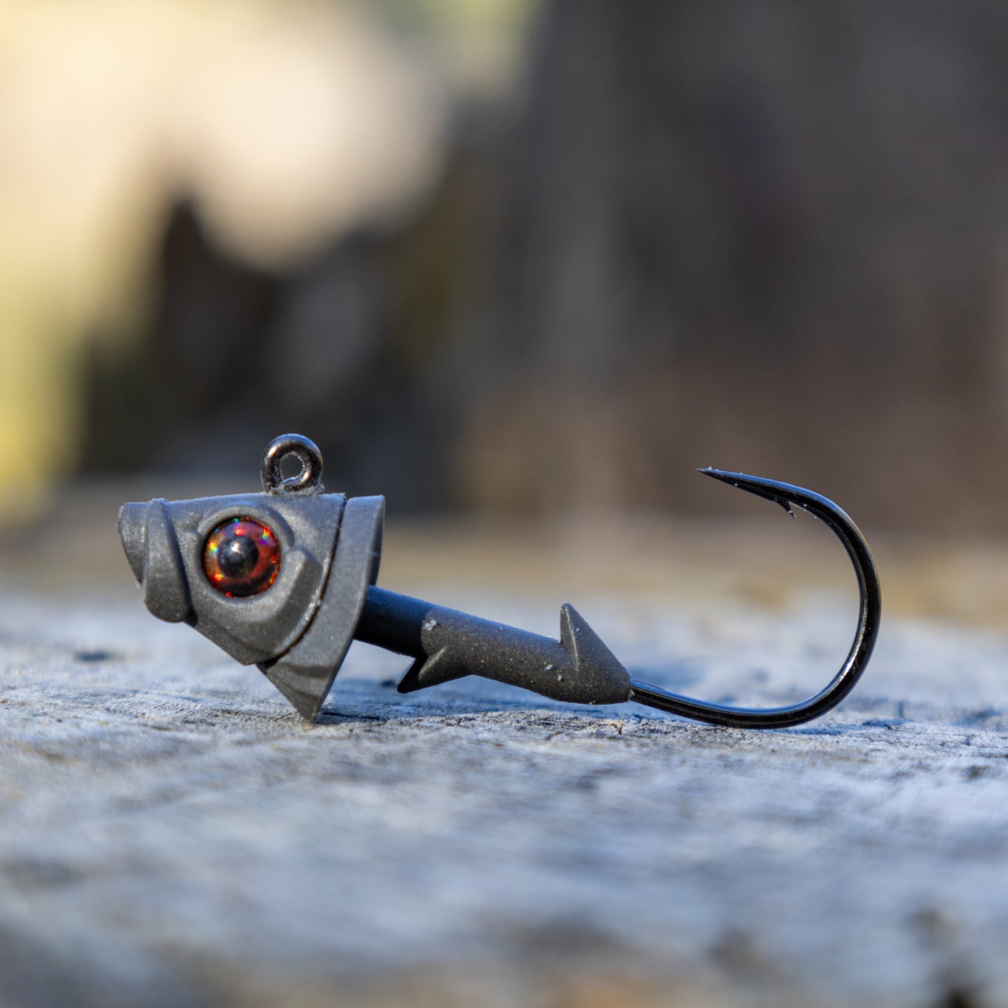 Reaction Tackle 97% Pure Tungsten Swimbait Jig with Realistic Fish Head- 5-PACK - Reaction Tackle