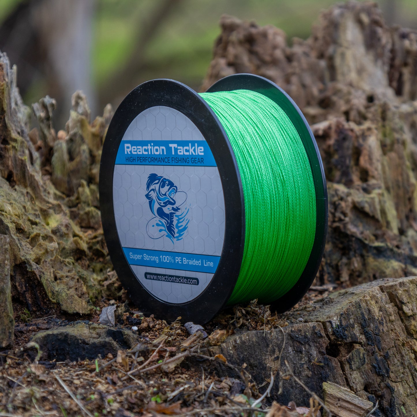 Reaction Tackle Braided Fishing Line - Hi-Vis Green - Reaction Tackle