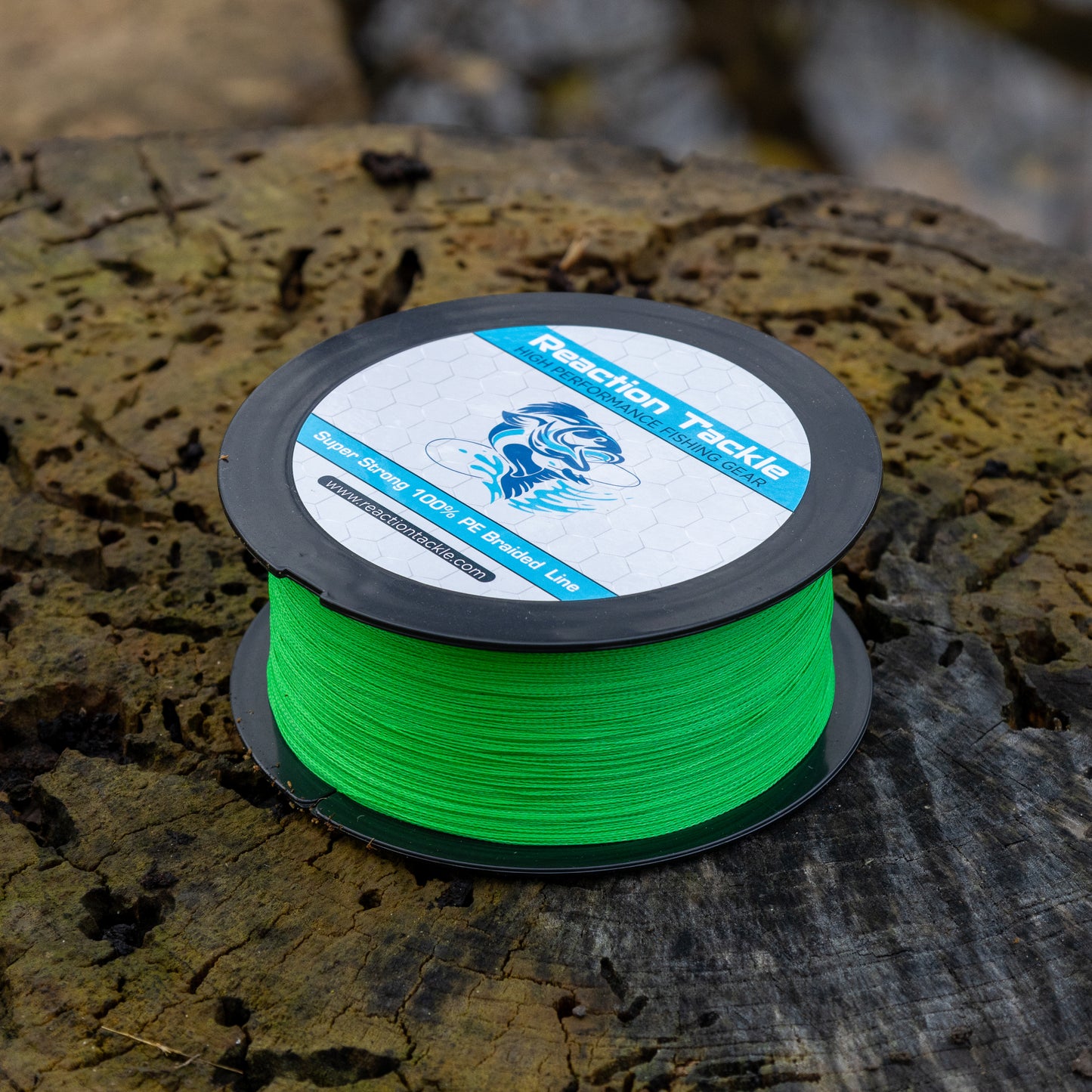 Reaction Tackle Braided Fishing Line - Hi-Vis Green - Reaction Tackle