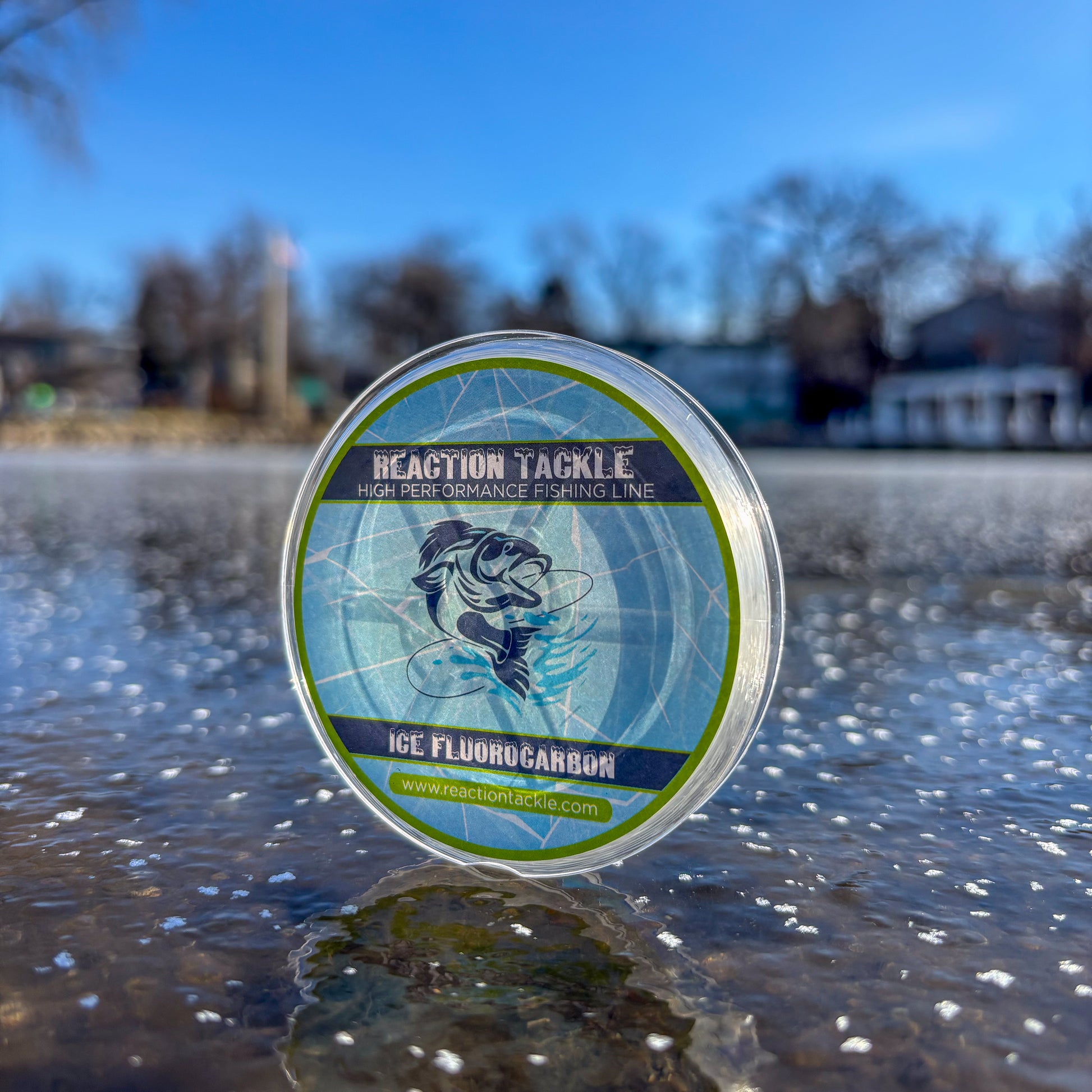 Reaction Tackle Ice Fluorocarbon Fishing Line or Leader - Reaction Tackle