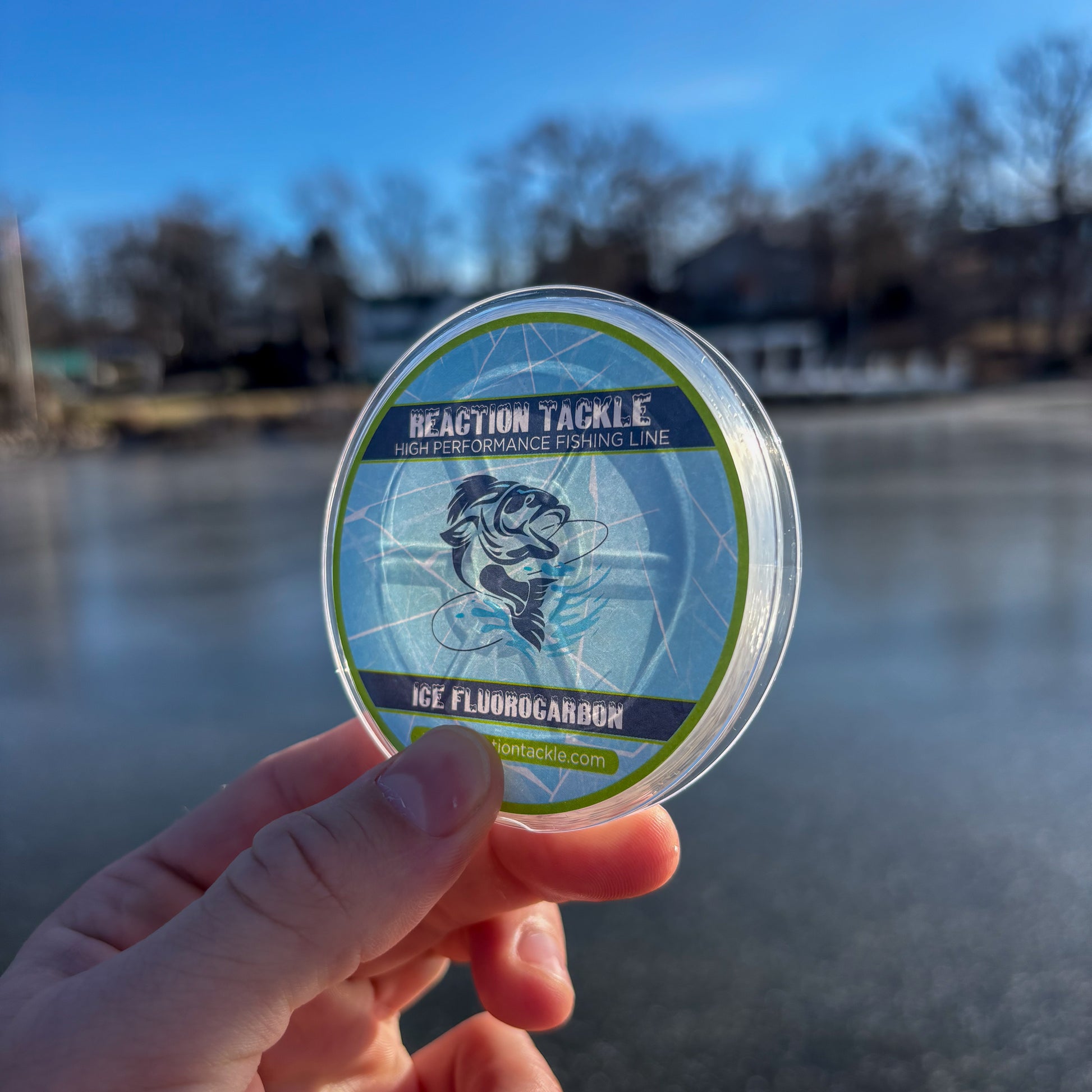 Reaction Tackle Ice Fluorocarbon Fishing Line or Leader - Reaction Tackle