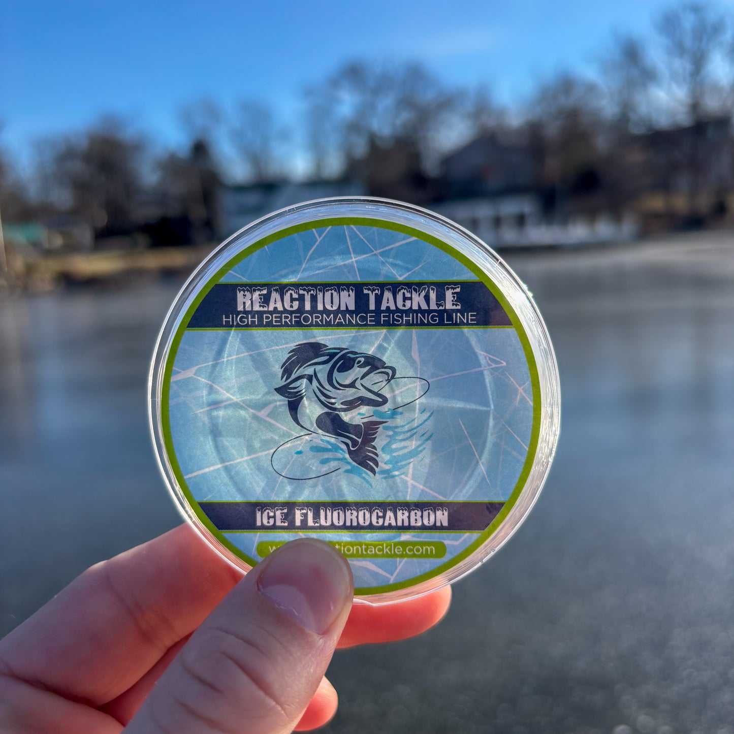 Reaction Tackle Ice Fluorocarbon Fishing Line or Leader - Reaction Tackle