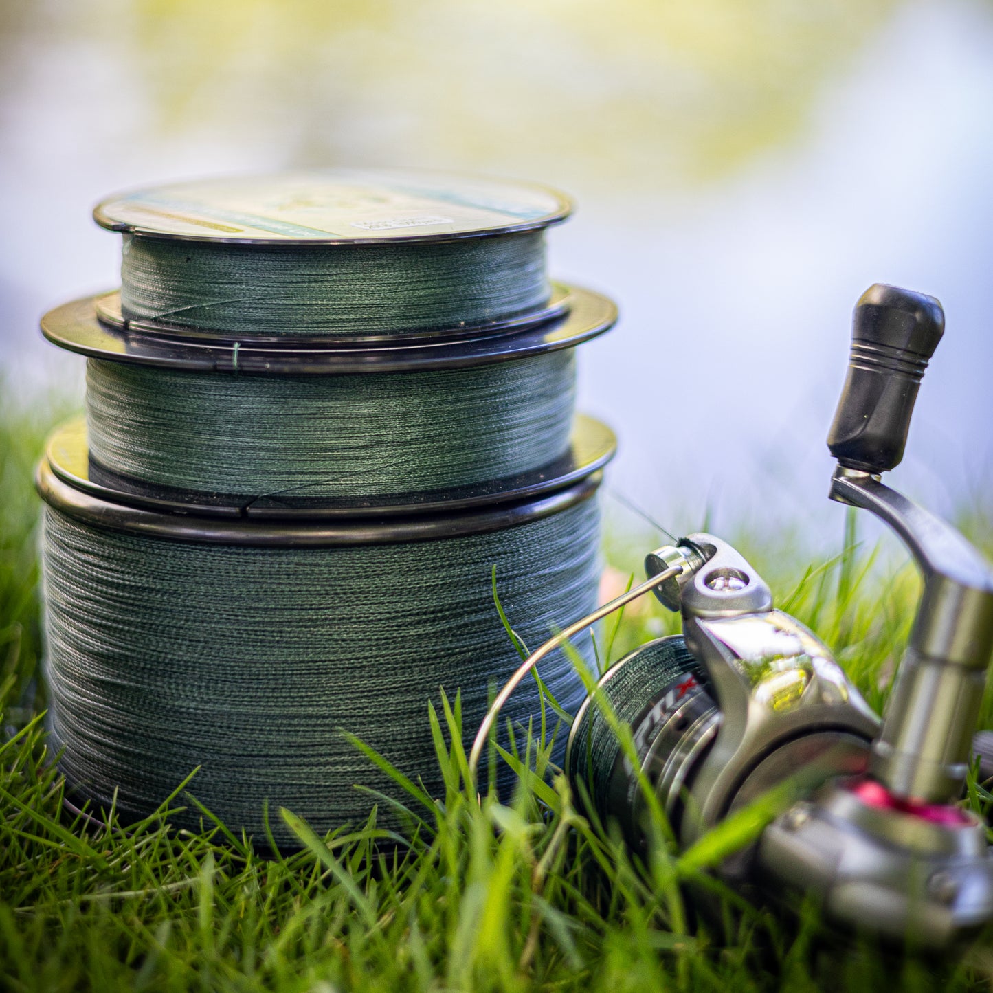 Reaction Tackle Braided Fishing Line - Moss Green - Reaction Tackle