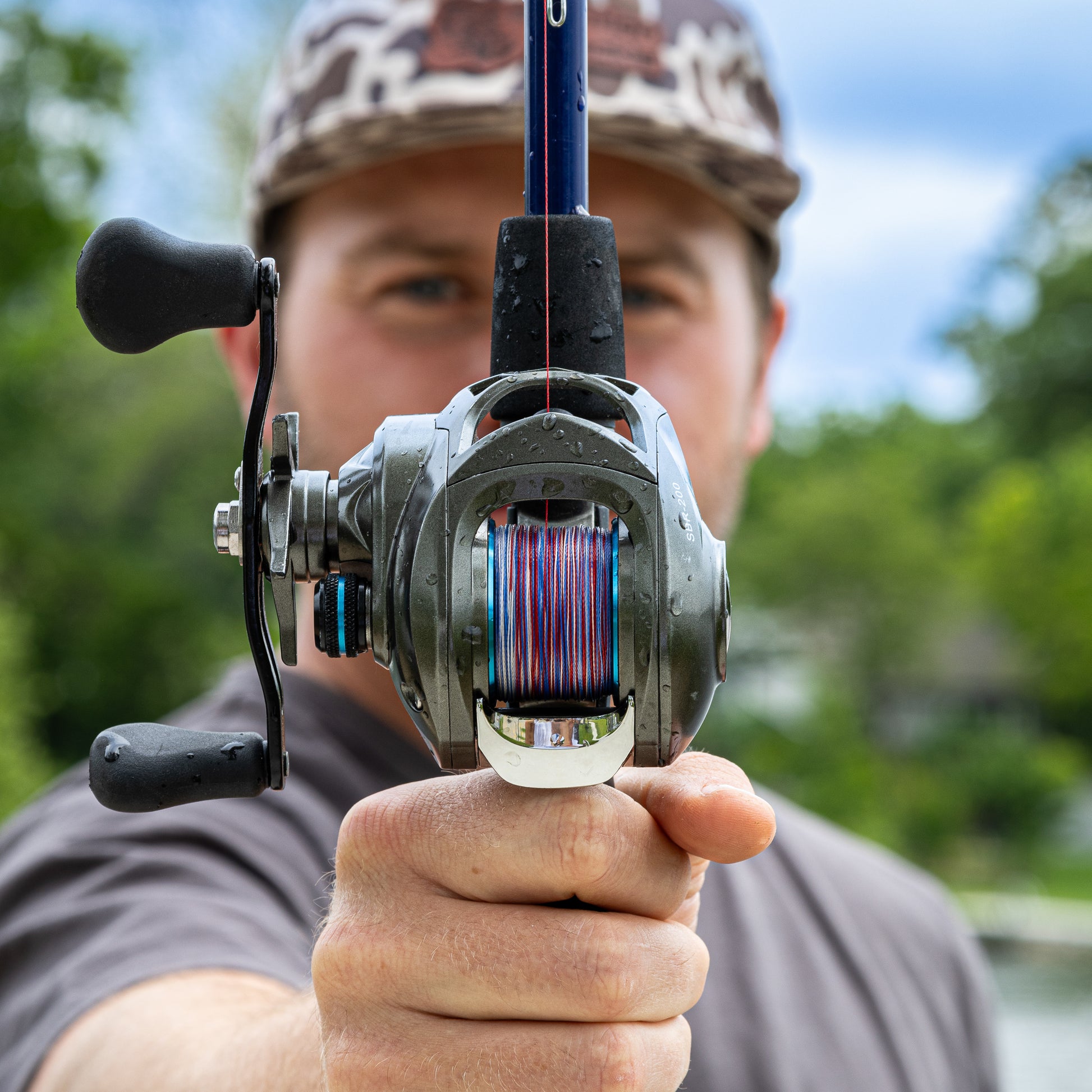 Reaction Tackle Braided Fishing Line - USA Camo - Reaction Tackle