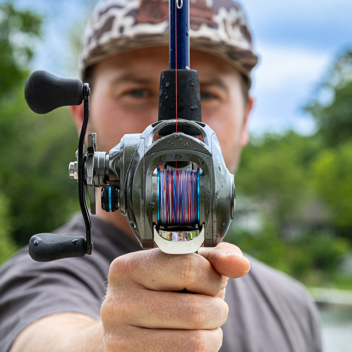 Reaction Tackle Braided Fishing Line - USA Camo - Reaction Tackle