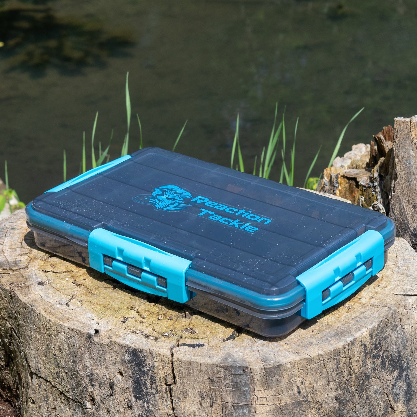 Reaction Tackle Waterproof Tackle Trays - 100% Secure with 3 Clips - Reaction Tackle