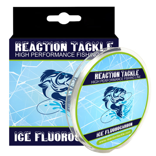 Reaction Tackle Ice Fluorocarbon Fishing Line or Leader - Reaction Tackle