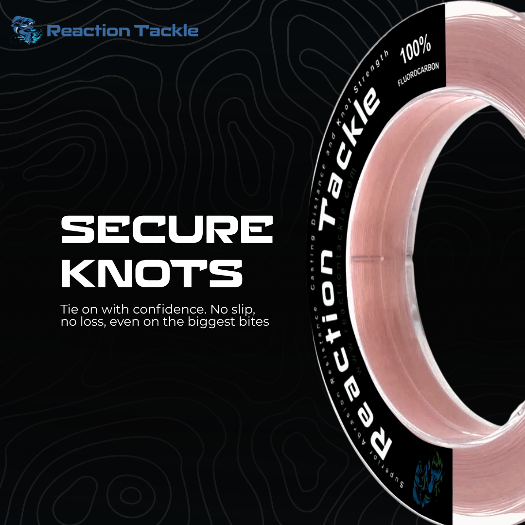 Reaction Tackle 100% Pure Fluorocarbon Fishing Line
