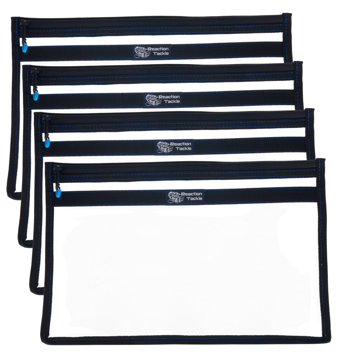 Reaction Tackle Clear Storage Bag Tackle Pak – Water-Resistant Plastic Storage - New - Reaction Tackle