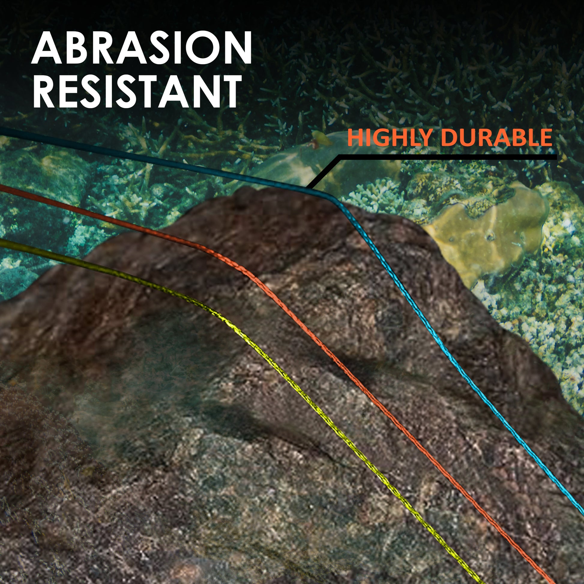 Reaction Tackle Lead Core Metered Trolling Braided Line - Reaction Tackle