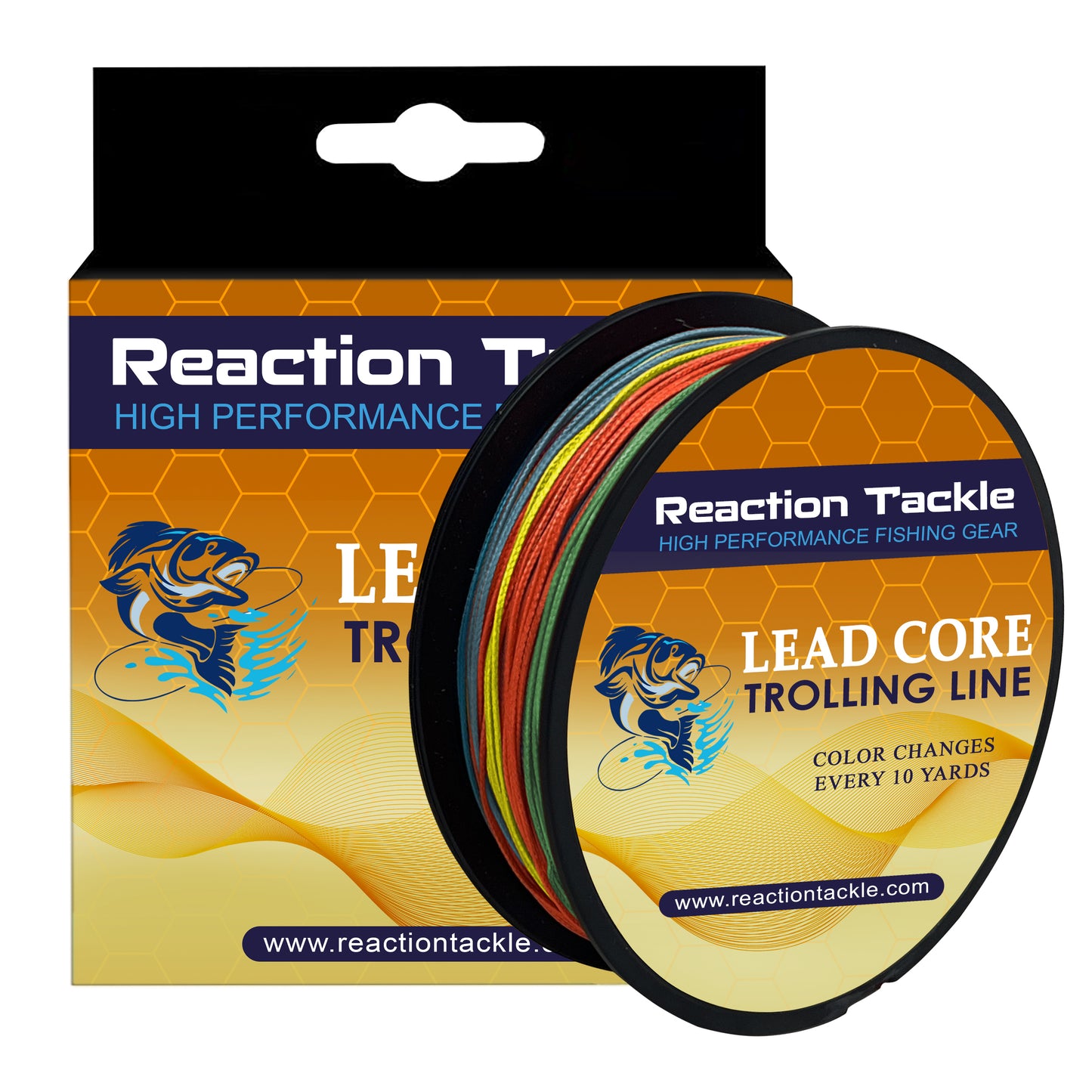 Reaction Tackle Lead Core Metered Trolling Braided Line - Reaction Tackle