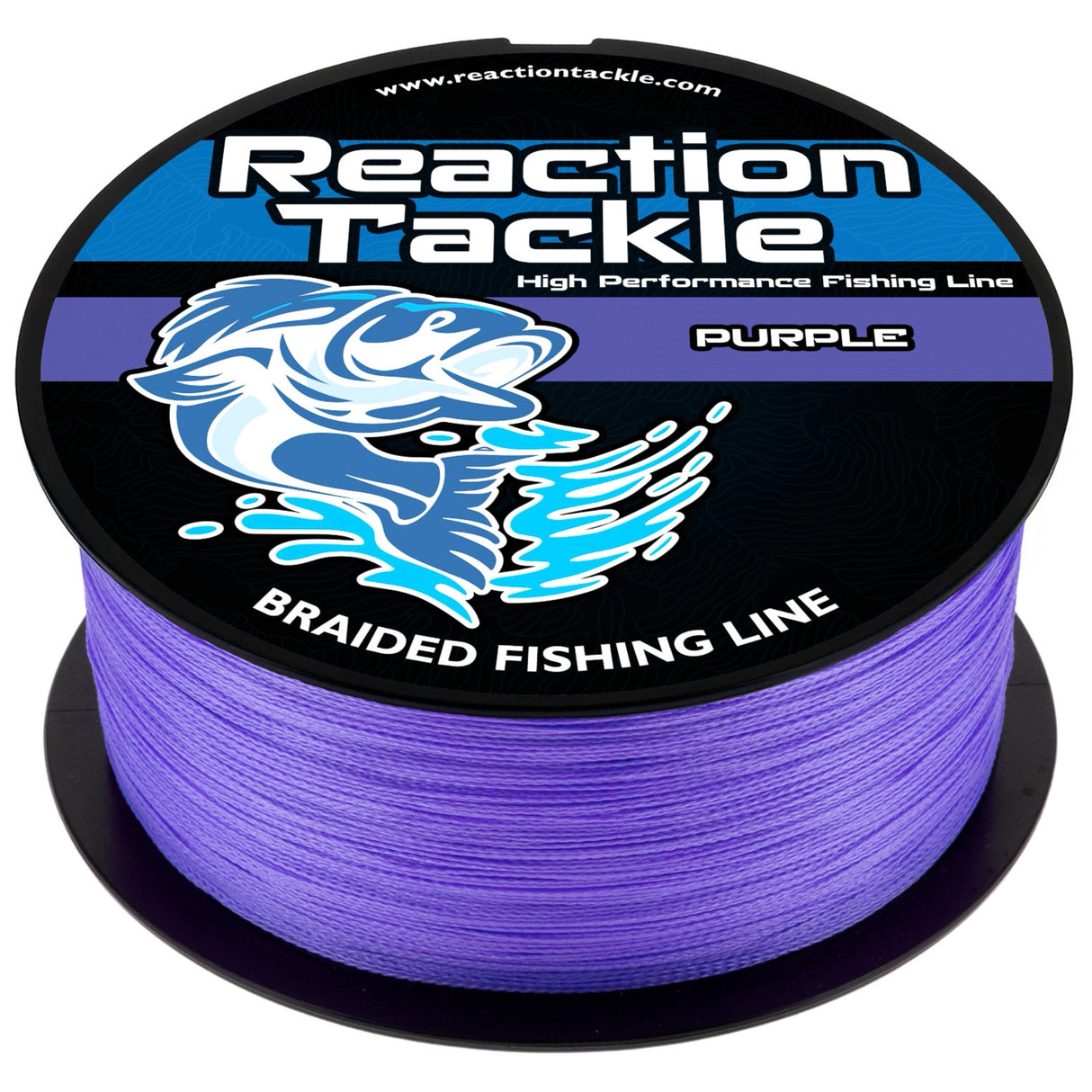 Reaction Tackle Braided Fishing Line - Purple