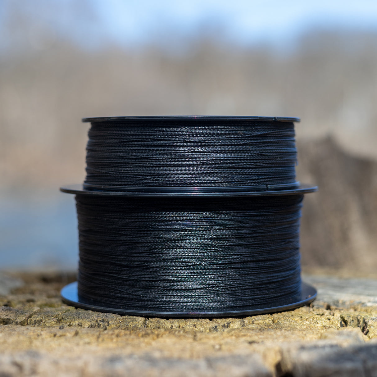 Reaction Tackle Braided Fishing Line - NO FADE Black - image 6