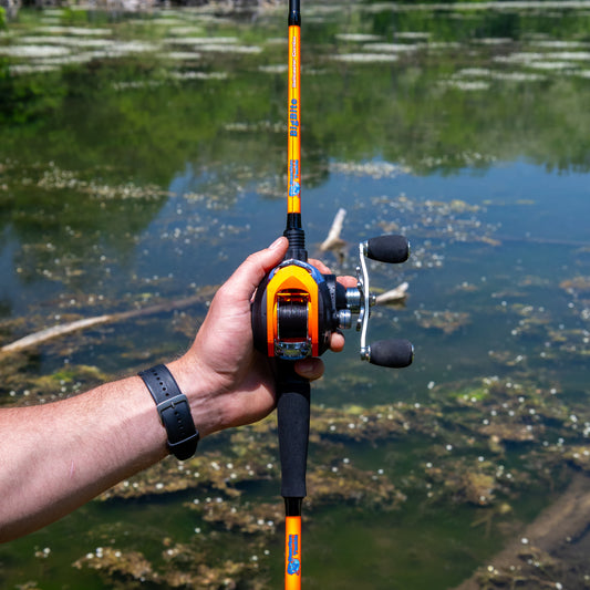 Reaction Tackle Fishing Rod and Baitcasting Reel Combo - Big Bite - NEW - Reaction Tackle