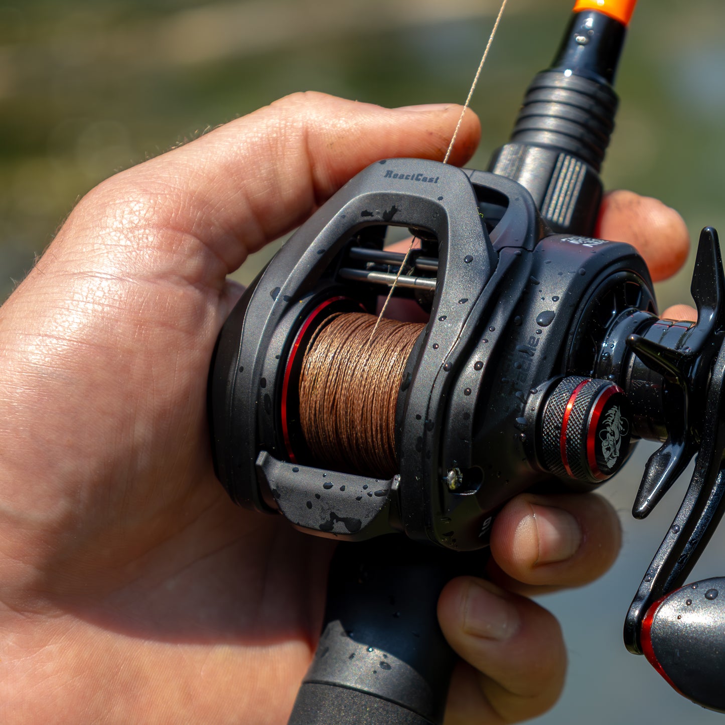 Reaction Tackle Braided Fishing Line - Timber Brown - NEW - Reaction Tackle