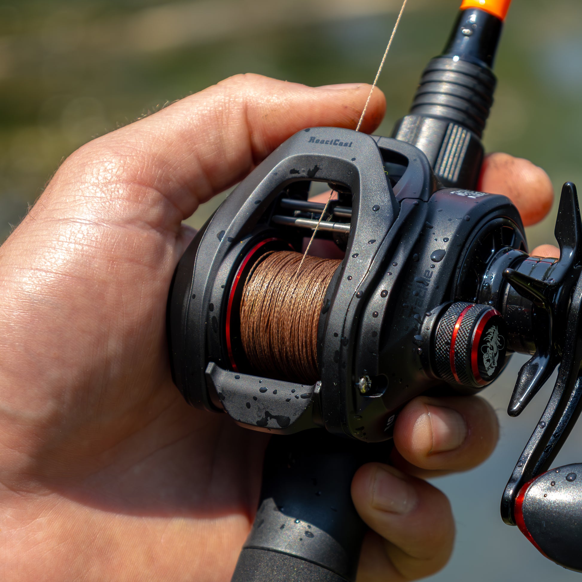 Reaction Tackle Braided Fishing Line - Timber Brown - NEW - Reaction Tackle