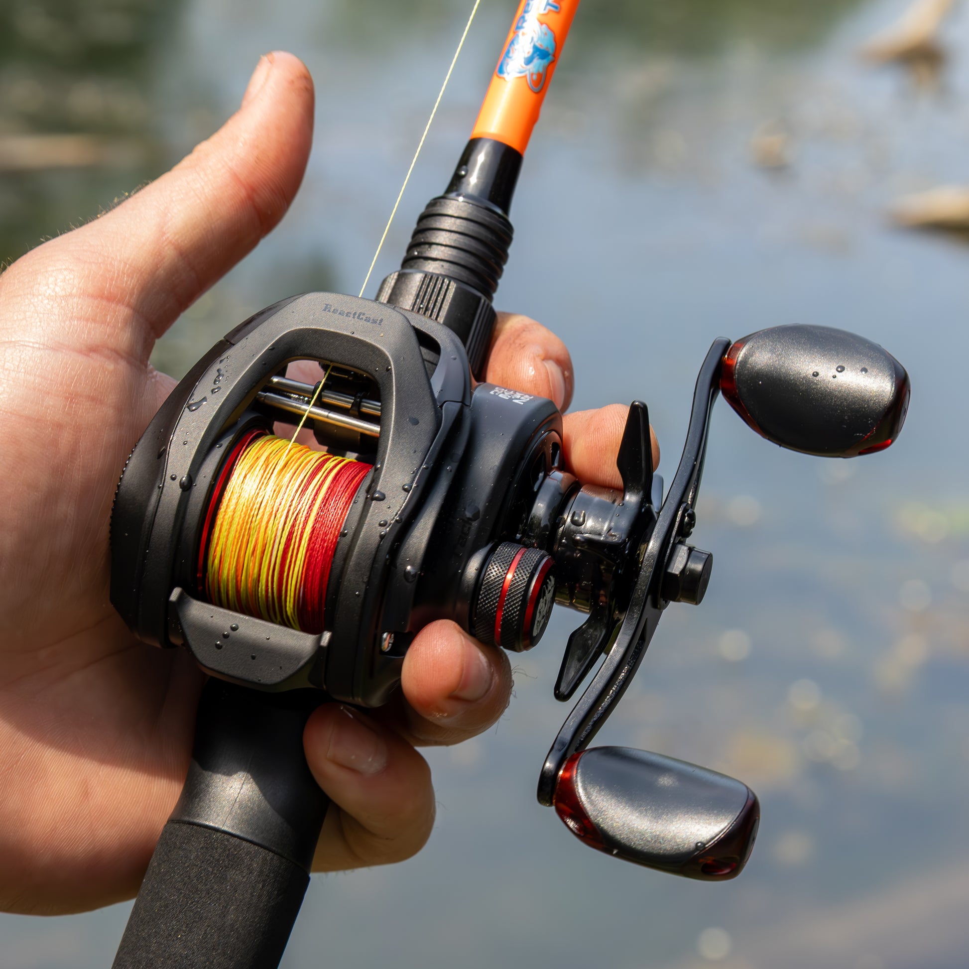 Reaction Tackle Baitcasting Fishing Reel – ReactCast Edition- High-Speed 7.3:1 Gear Ratio - NEW - Reaction Tackle