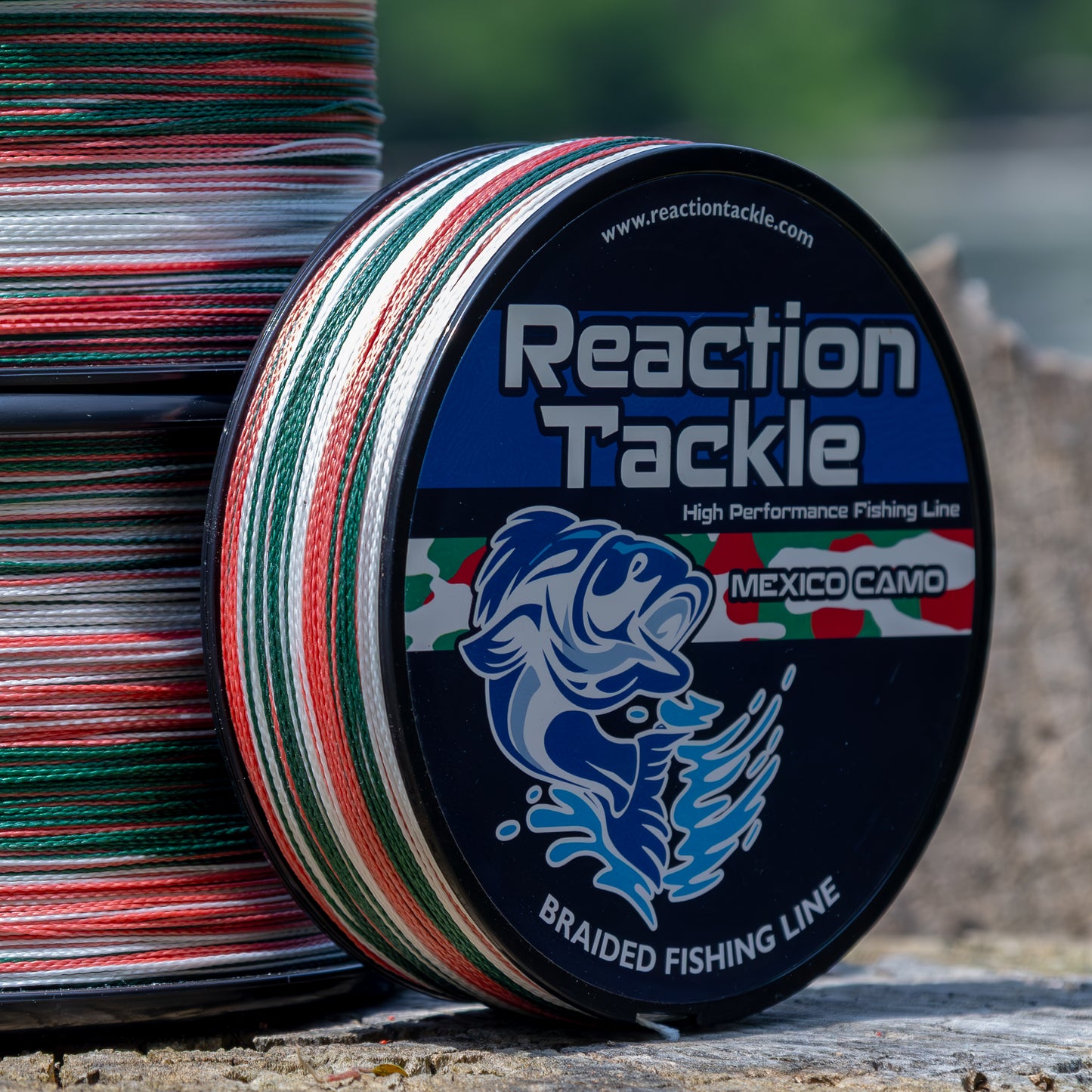 Reaction Tackle Braided Fishing Line - Mexico Camo - NEW - Reaction Tackle