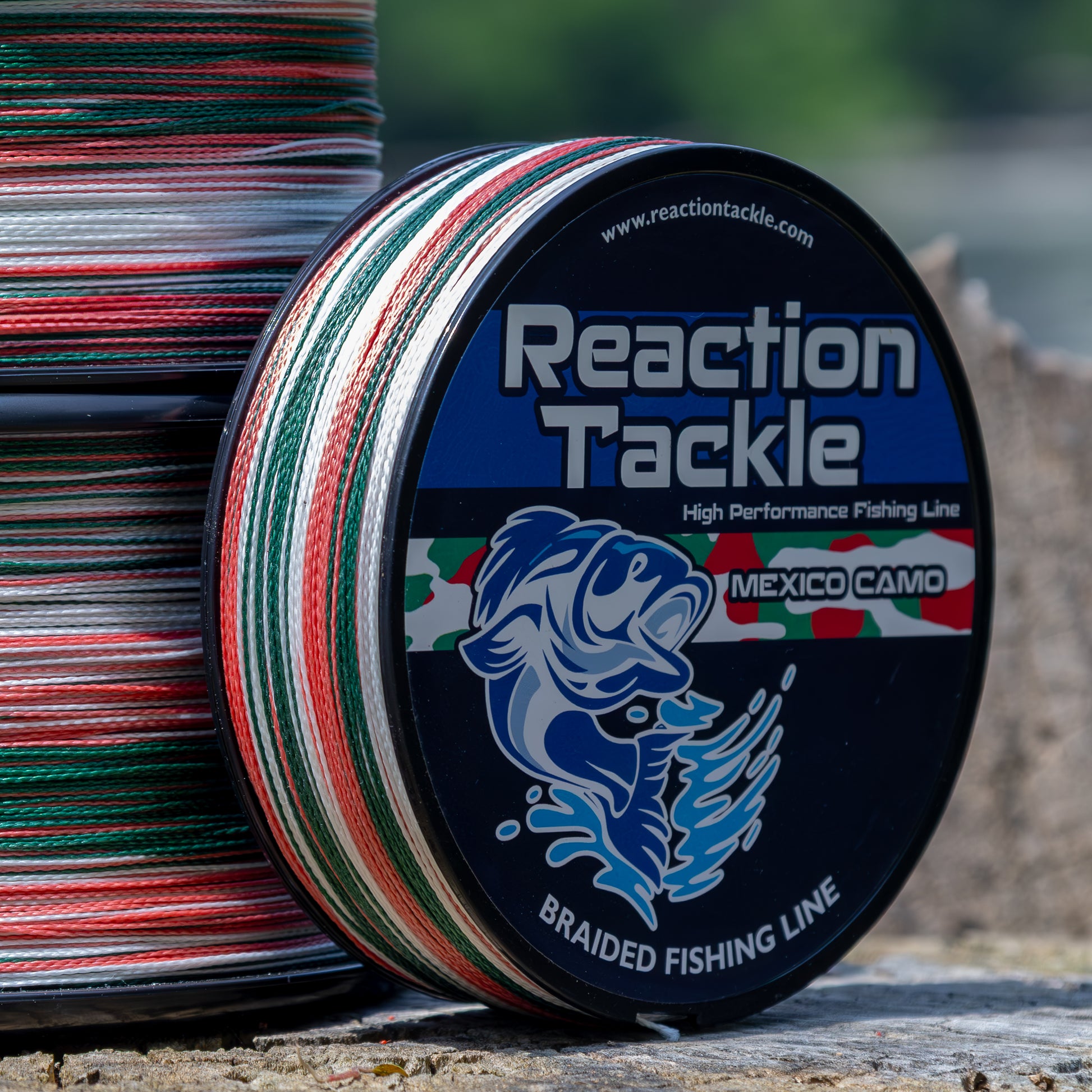 Reaction Tackle Braided Fishing Line - Mexico Camo - NEW - Reaction Tackle