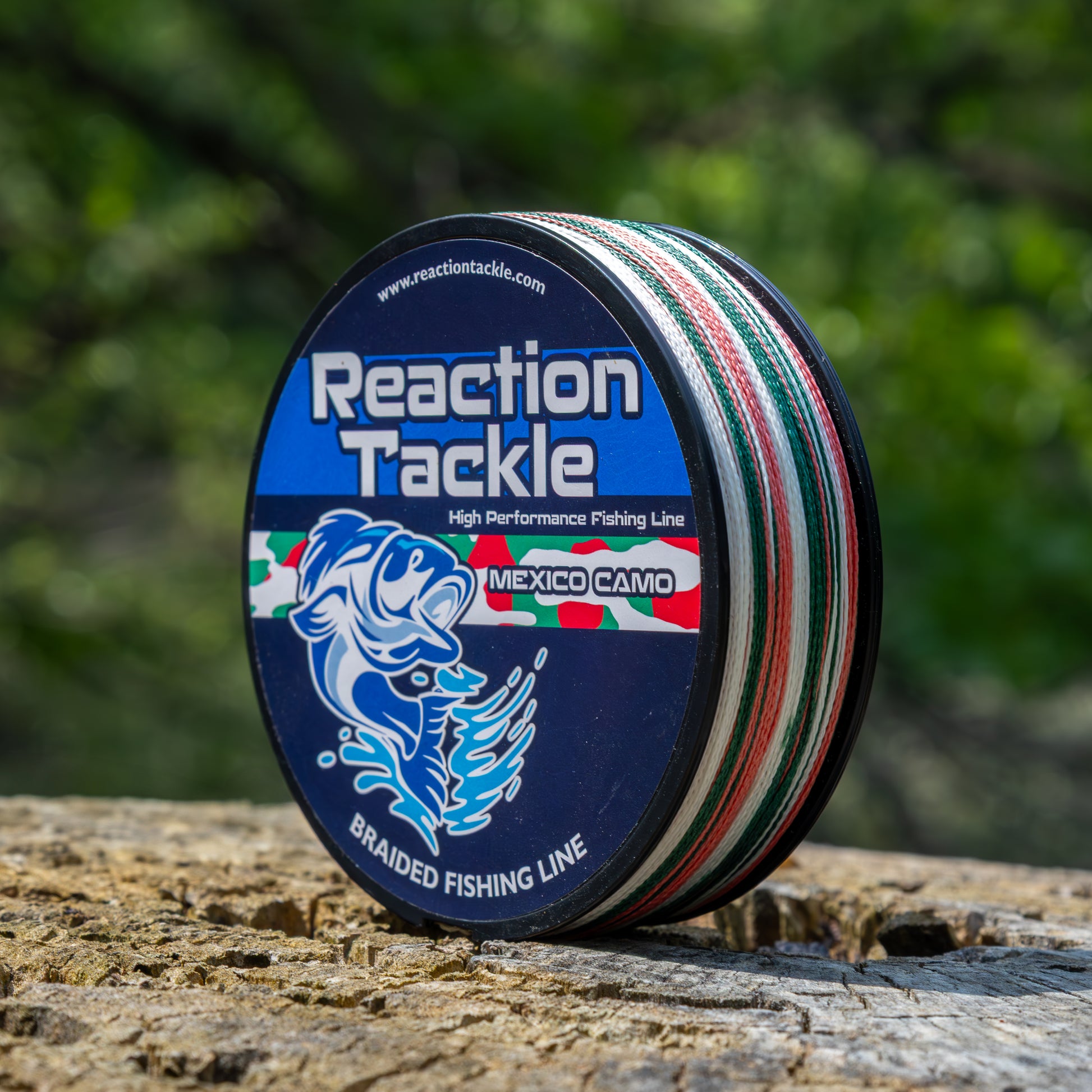 Reaction Tackle Braided Fishing Line - Mexico Camo - NEW - Reaction Tackle