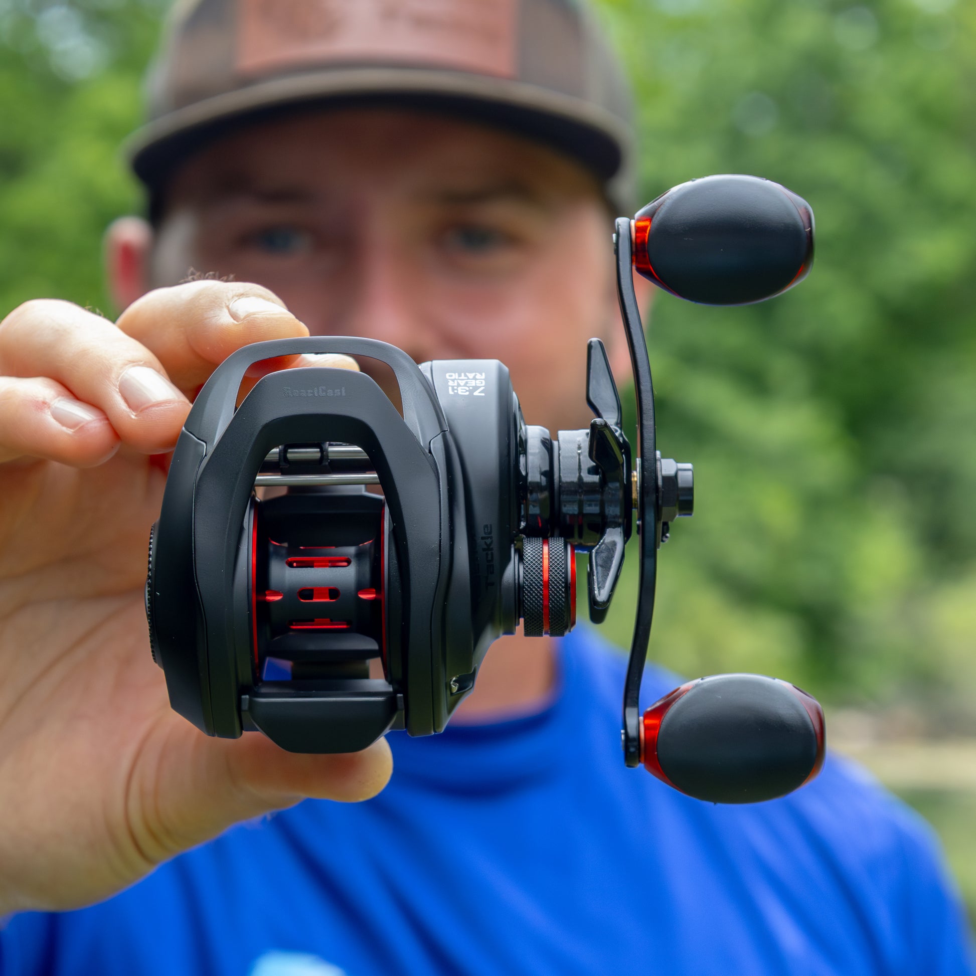 Reaction Tackle Baitcasting Fishing Reel – ReactCast Edition- High-Speed 7.3:1 Gear Ratio - NEW - Reaction Tackle