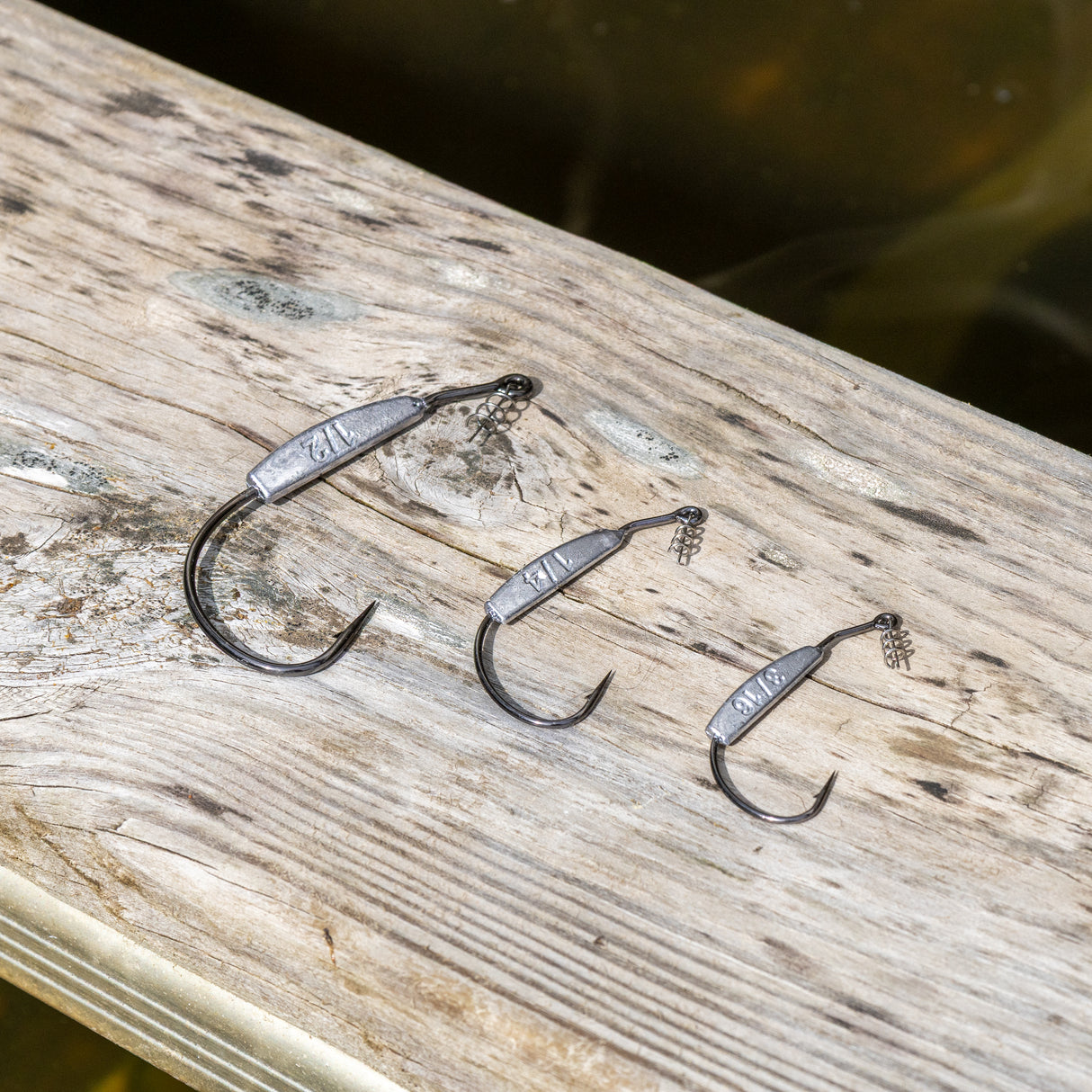 Reaction Tackle Lead Weighted Swimbait Hooks (10-PACK) - Reaction Tackle
