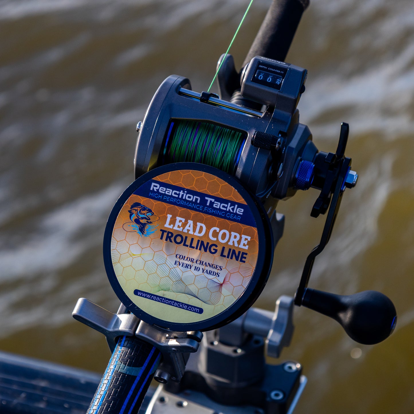 Reaction Tackle Lead Core Metered Trolling Braided Line - Reaction Tackle