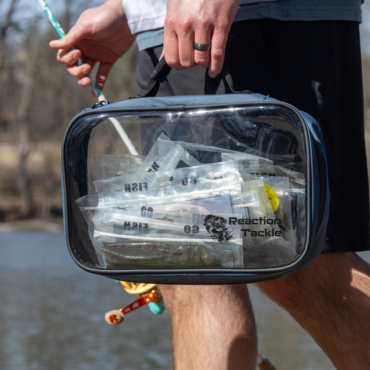 Reaction Tackle Clear Bait Binder and Tackle Storage - New - Reaction Tackle
